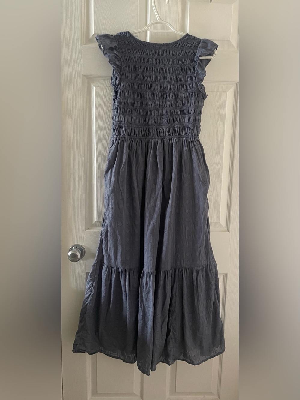 Anthropologie Slate Blue Midi Dress - Picture 6 of 9